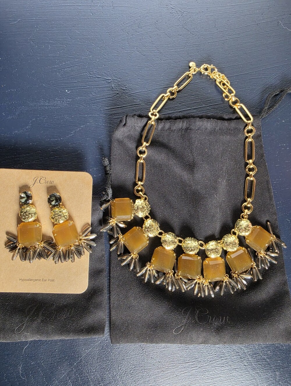 J Crew Necklace & Earring Set